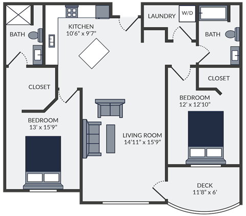 a floor plan of a home